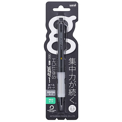 Mitsubishi Pencil Sharp Uni Alpha Gel Switch Black