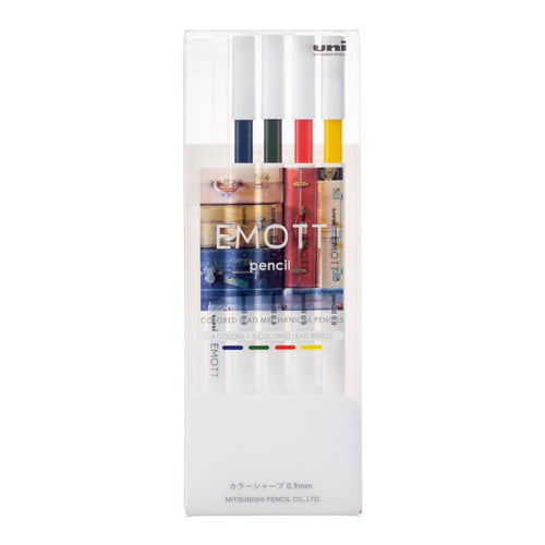 Uni-ball Emott Pencil 0.9 4 Colors No.3 Nostalgic Color