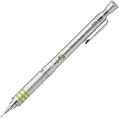 Zebra Tect 2 Way Mechanical Pencil Silver 0.5