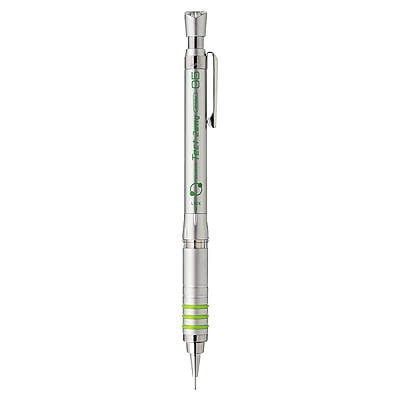 Zebra Tect 2 Way Mechanical Pencil Silver 0.5