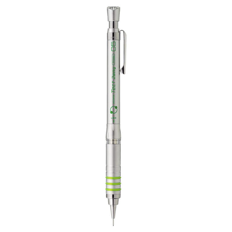 Zebra Tect 2 Way Mechanical Pencil Silver 0.5 Zebra Tect 2 Way Mechanical Pencil Silver 0.5