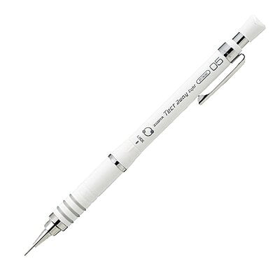 Zebra Tect 2 Way Light Mechanical Pencil 0.5 White