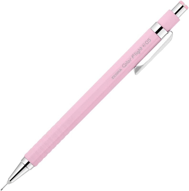 Zebra Color Flight Mechanical Pencil Pastel Pink 0.5 Zebra Color Flight Mechanical Pencil Pastel Pink 0.5