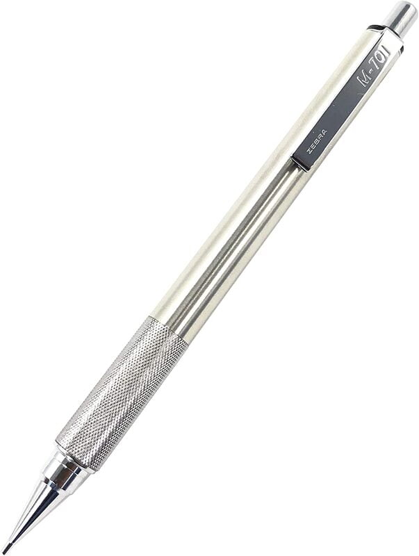 Zebra Stainless Steel Mechanical Pencil M-701 0.7 Zebra Stainless Steel Mechanical Pencil M-701 0.7