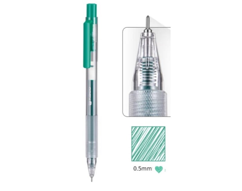 Kaco Turbo Depot Gel Pen Green Kaco Turbo Depot Gel Pen Green