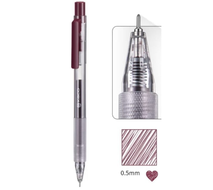 Kaco Turbo Depot Gel Pen Dark Red