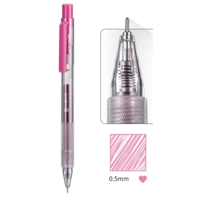 Kaco Turbo Depot Gel Pen Rose Pink