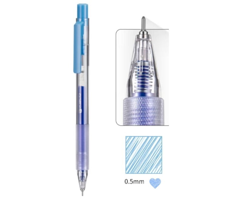 Kaco Turbo Depot Gel Pen Sky Blue