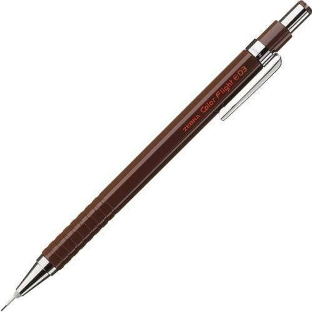 Zebra Mechanical Pencil Color flight 0.3 Chocolate