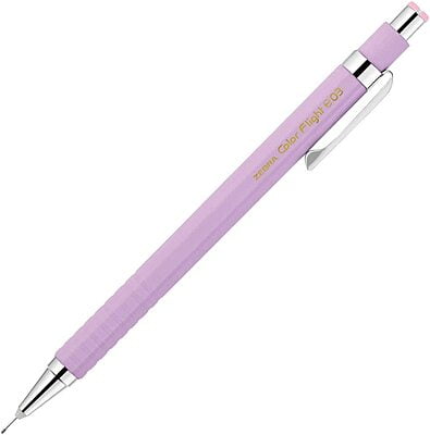 Zebra Color Flight Mechanical Pencil Pastel Violet 0.3