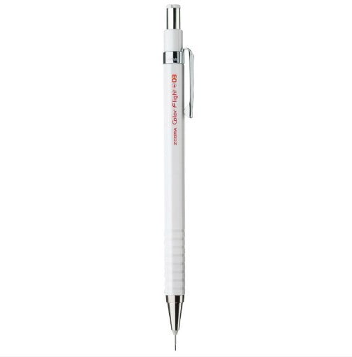 Zebra Mechanical Pencil Color flight 0.3 White Zebra Mechanical Pencil Color flight 0.3 White