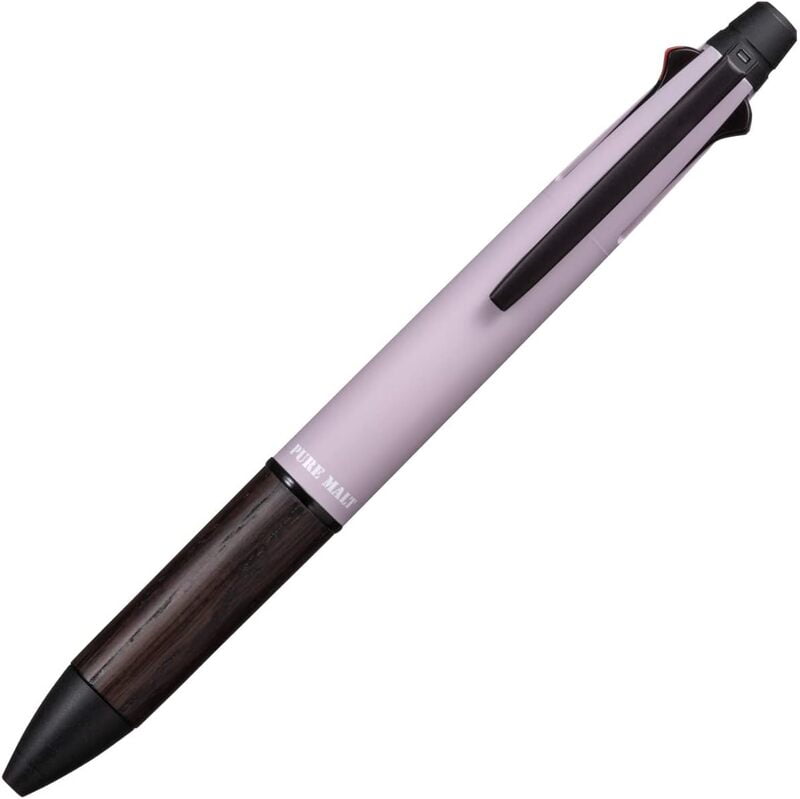 Mitsubishi Pencil Uni Jetstream 4&1 Pure Malt 4-Color Ballpoint Pen and Mechanical Pencil Dry Lavender