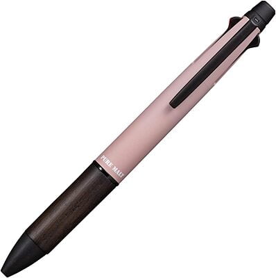Mitsubishi Pencil Uni Jetstream 4&1 Pure Malt 4-Color Ballpoint Pen and Mechanical Pencil Old Rose
