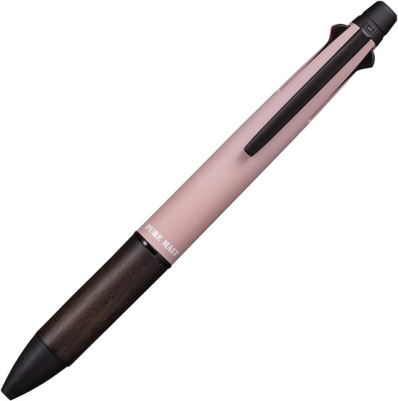 Mitsubishi Pencil Uni Jetstream 4&1 Pure Malt 4-Color Ballpoint Pen and Mechanical Pencil Old Rose