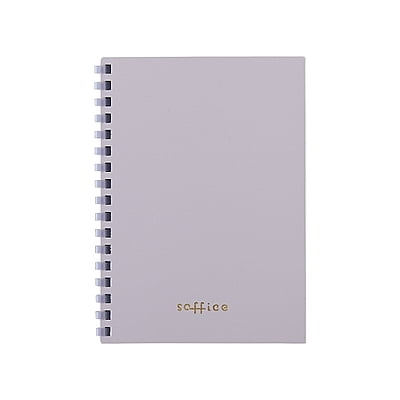 Lihit Lab Soft Ring Soffice Notebook A6 Purple N3101-10