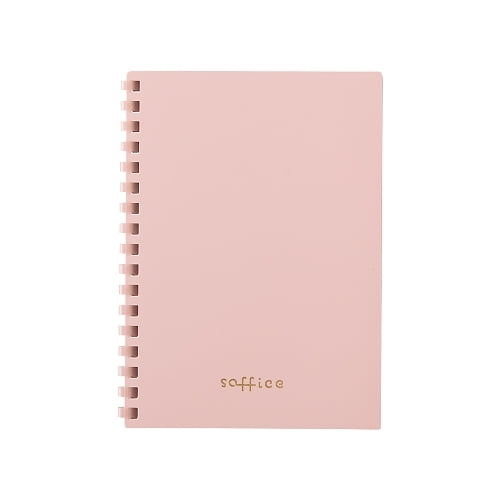 Lihit Lab Soft Ring Soffice Notebook A6 Pink N3101-12