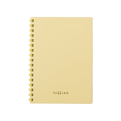 Lihit Lab Soft Ring Soffice Notebook A6 Yellow N3101-5