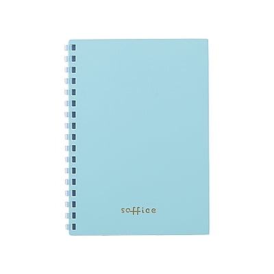 Lihit Lab Soft Ring Soffice Notebook A6 Blue N3101-8