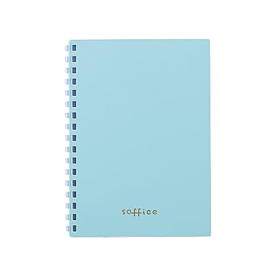Lihit Lab Soft Ring Soffice Notebook A6 Blue N3101-8