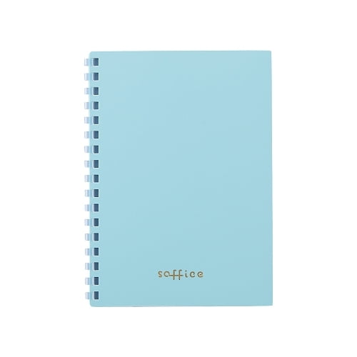 Lihit Lab Soft Ring Soffice Notebook A6 Blue N3101-8