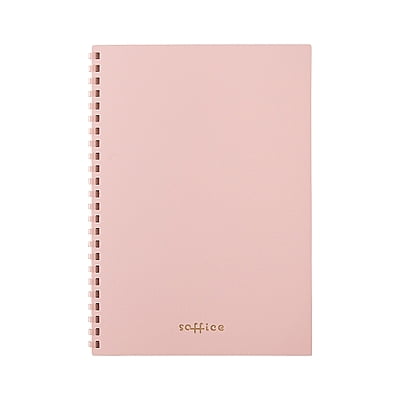 Lihit Lab Soft Ring Soffice Notebook A5 Pink N3103-12