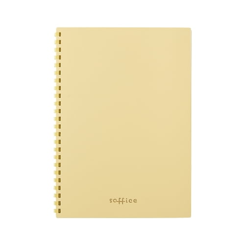 Lihit Lab Soft Ring Soffice Notebook A5 Yellow N3103-5