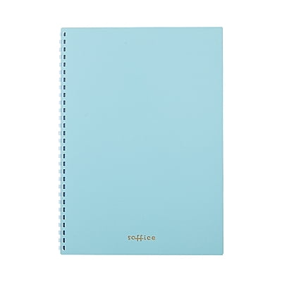 Lihit Lab Soft Ring Soffice Notebook Semi-B5 Blue N3104-8