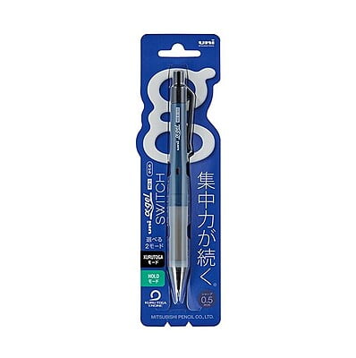 Mitsubishi Pencil Alpha-Gel Switch 0.5 Navy
