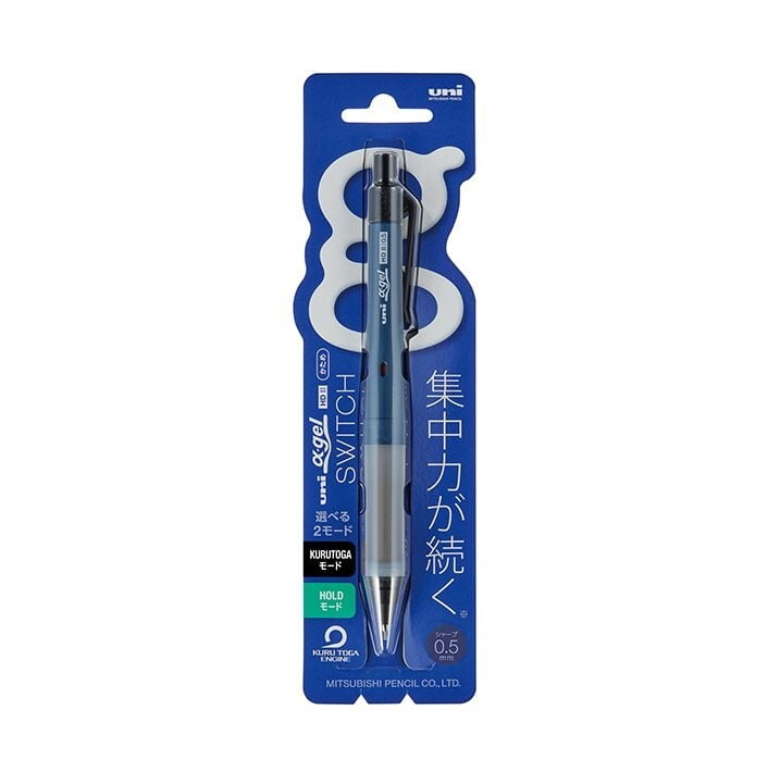 Mitsubishi Pencil Alpha-Gel Switch 0.5 Navy