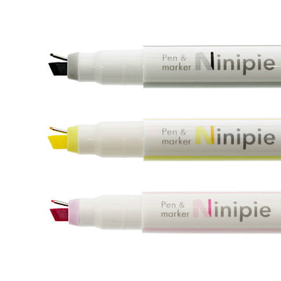 Sun-Star Ninipie Pen and Marker 3 Colors Set Sun-Star Ninipie Pen and Marker 3 Colors Set