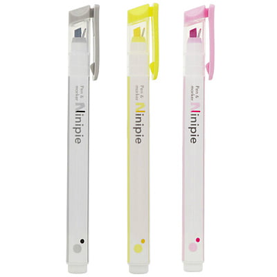 Sun-Star Ninipie Pen and Marker 3 Colors Set Sun-Star Ninipie Pen and Marker 3 Colors Set