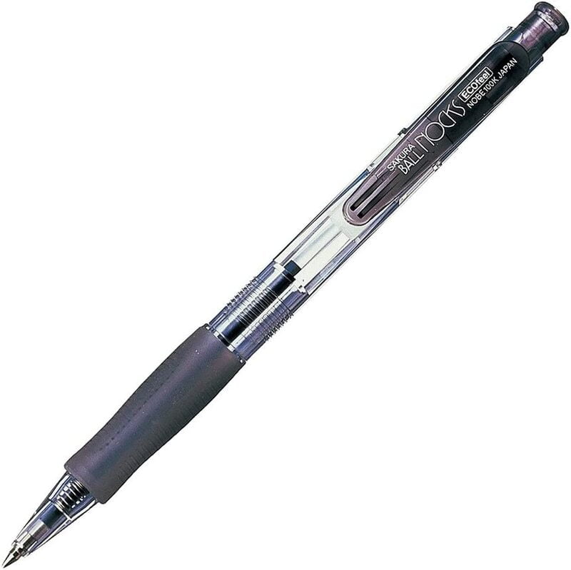 Sakura Nocks Ballpoint Pen Ecofeel Black 0.7