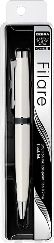 Zebra Filare Twist Ballpoint Pen White 0.7 Zebra Filare Twist Ballpoint Pen White 0.7