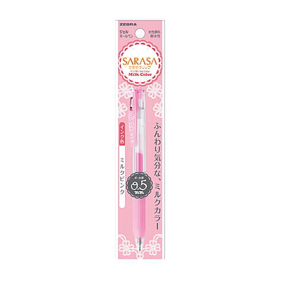 Zebra Sarasa Clip Pen Milk Pink Zebra Sarasa Clip Pen Milk Pink