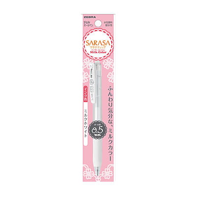 Zebra Sarasa Clip Pen Milk White Zebra Sarasa Clip Pen Milk White