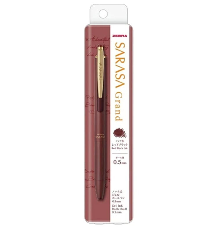 Zebra Sarasa Grand Pen 0.5 Red Black Zebra Sarasa Grand Pen 0.5 Red Black