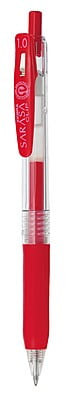 Zebra Sarasa Clip Pen 1.0 Red Zebra Sarasa Clip Pen 1.0 Red