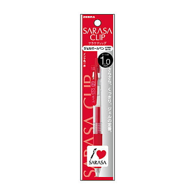 Zebra Sarasa Clip Pen 1.0 Red