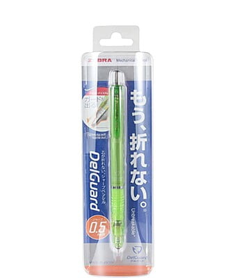 Zebra Delgard Mechanical Pencil Luminous Green 0.5
