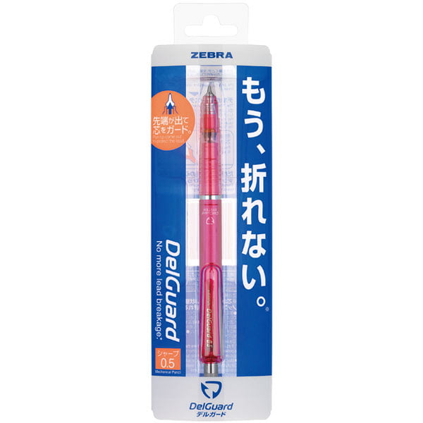 Zebra Delgard Mechanical Pencil Pink 0.5