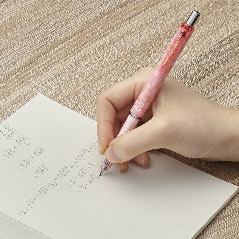 Zebra Delgard Mechanical Pencil Square Pink 0.5