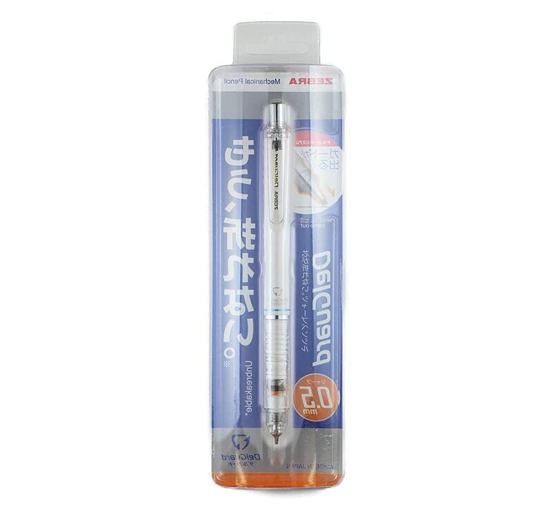 Zebra Delgard Mechanical Pencil White 0.5