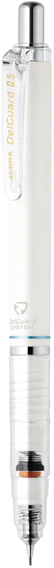 Zebra Delgard Mechanical Pencil White 0.5