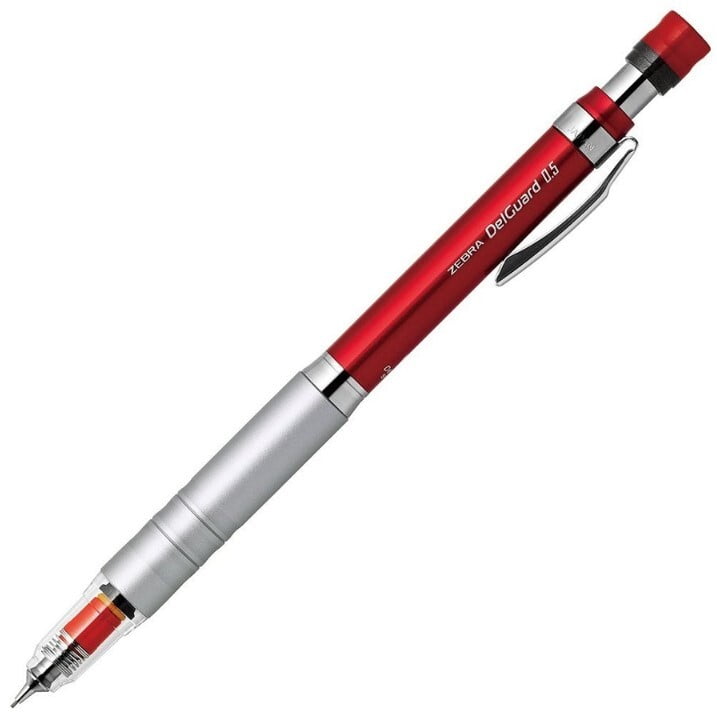 Zebra Mechanical Pencil Delguard Type Lx 0.5 Red