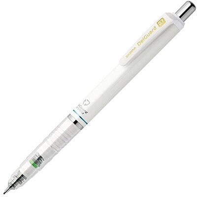 Zebra Delguard Mechanical Pencil White 0.7