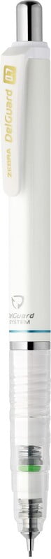 Zebra Delguard Mechanical Pencil White 0.7