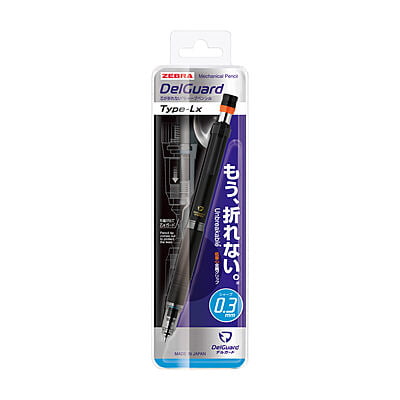 Zebra Mechanical Pencil Delguard Type Lx 0.3 Black