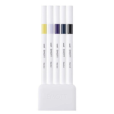Uni-ball Emott Pens 5-color set NO.11 Midnight Color