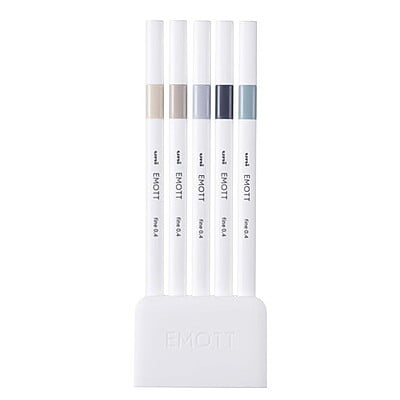 Uni-ball Emott Pens 5-color set NO.9 Nuance Color