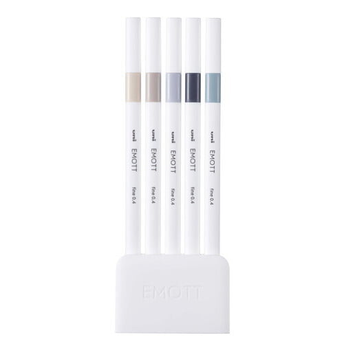 Uni-ball Emott Pens 5-color set NO.9 Nuance Color Uni-ball Emott Pens 5-color set NO.9 Nuance Color
